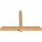 Ekena Millwork Eugene Smooth Timber Gable Bracket, Western Red Cedar, 72"W x 48"H x 5 1/2"D x 5 1/2"F, 16/12 Pitch GBW072X48X0606EUG00SWR - alternate 2
